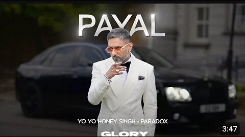 Payal (Visualizer): Yo Yo Honey Singh I Paradox GLORY| Bhushan Kumar