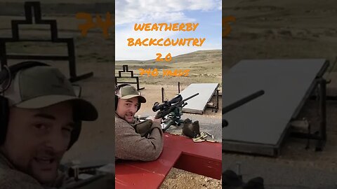 Weatherby Backcountry 2.0 in 6.5 Weatherby rpm