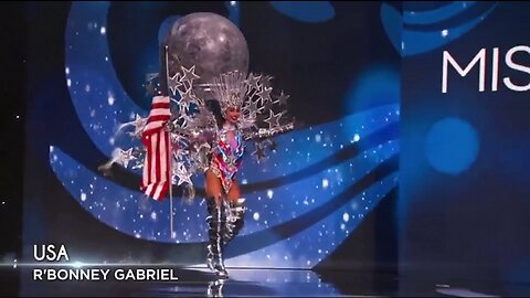 This is how Miss USA walked out....at Miss Universe New Orleans