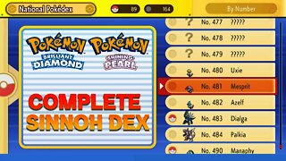 How to Unlock National Pokedex in Pokemon Brilliant Diamond & Shining Pearl