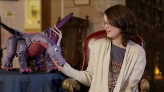 Girl battling cancer receives ‘pet dragon’ as Make-A-Wish