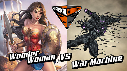 WONDER WOMAN Vs. WAR MACHINE - Comic Book Battles: Who Would Win In A Fight?