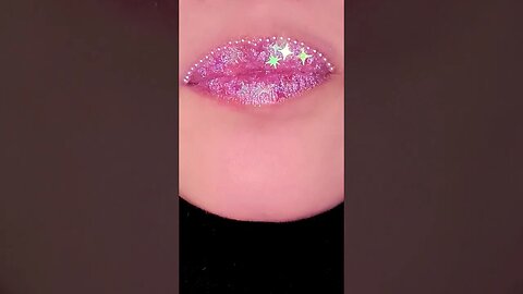 Lip Makeup Tutorial Lip Art Glitter #makeup #shorts #short #viral #shortvideo #lipswatches #grwm