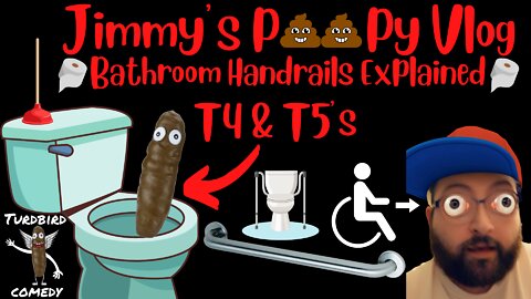 Jimmy’s💩Poopy💩VLOG #7- How To Properly Use Bathroom Handrails Comedy Sketch