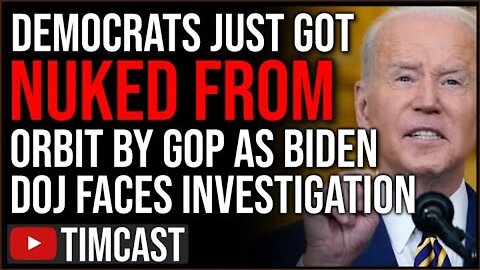 Gop Just Nuked Dems From Orbit, New Investigation In Biden Doj Sparks Fury Among Corrupt Democrats!!