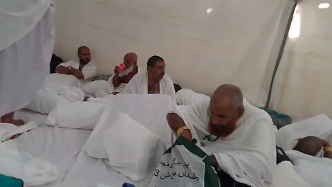 Hajj 2023: First Day in Mina | Morning | After Breakfast | Alhamdulillah | MinaCamp #hajj #hajj2023