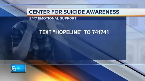 Suicide prevention resource information following death of Kate Spade