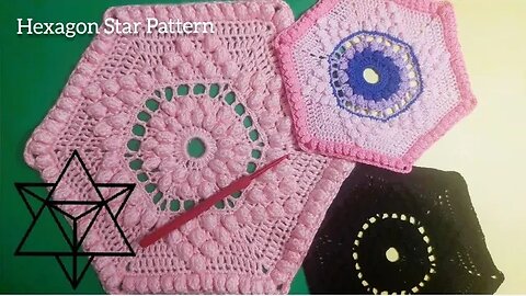 Crochet Hexagram Star Pattern (Weldon's Practical Needlework, Volume 6, Late 1800's)