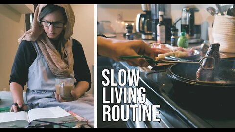 Slow Living Routine With Mom And Family/ Homeschool/ Dinner/ Desert!