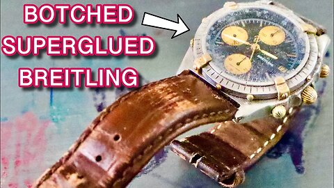 RESTORATION First edition Breitling chronomat valjoux 7750. How to service polish tutorial