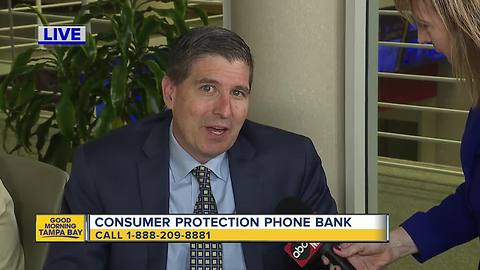 Positivley Tampa Bay: Consumer Protection Phone Bank