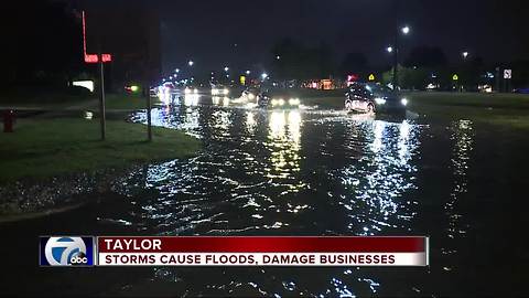 Several roads closed in metro Detroit due to flooding