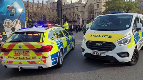 Road close by police after accident Westminster london #metpolice