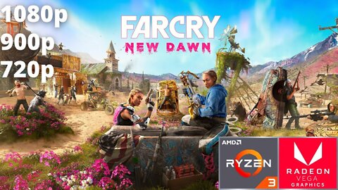 Far Cry: New Dawn - Ryzen 3 3200G Vega 8 & 16 GB RAM/8 GB RAM/1X8 GB RAM