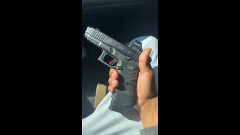 Glock 45 with radian ramjet,timney alpha trigger, holosun red dot