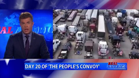 REAL AMERICA -- Dan Ball W/ OAN's Stefan Kleinhenz, U.S. People's Convoy Update