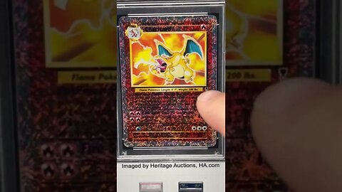 Rare Charizard Reverse Holo Card From 2002. Sold For A Price Of A Small Car