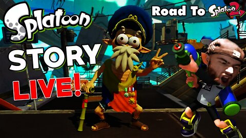 [🔴LIVE] 🦑Splatoon Story Mode Playthrough! - Road To Splatoon 2 HYPE!!🦑