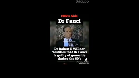 Dr. Robert Willner Testifying FAUCI guilty of GENOCIDE during 80s Aids Epidemic