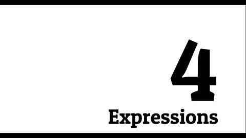 Chapter 04- Expressions- ACT course.