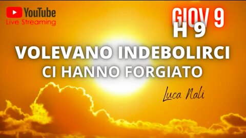 VOLEVANO INDEBOLIRCI, CI HANNO FORGIATO. Luca Nali