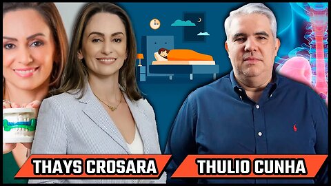 Dr Thulio Cunhae Dra Thays Crosara - Qualidade de Sono e Vida - Podcast 3 Irmãos #450