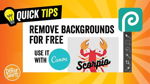 How to remove a Canva background for FREE | Easy Canva Hack with Photopea