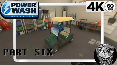 (PART 06) [Clean the Golf Cart] PowerWash Simulator 4k60