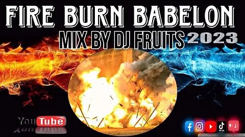 BURN BABYLON MIXTAPE DANCEHALL RIDDIM MIX DJ FRUITS 2023