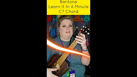 Learn It In A Minute: Baritone ukulele C7 chord #ukulele #uke #learnukulele #baritone