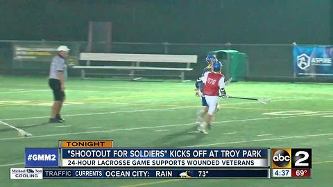 Lacrosse fundraiser for wounded vets starts Tuesday night