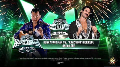 WWE 2k24 Honky Tonk Man vs Rick Rude