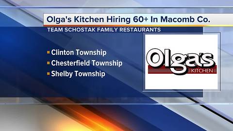 Workers Wanted: Olga's Kitchen hiring 60+ in Macomb Co.