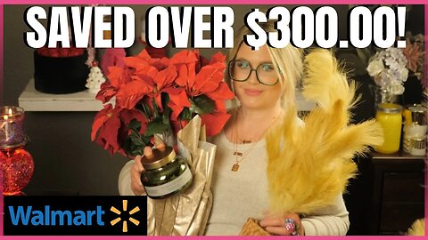 WALMART 90% OFF CHRISTMAS HAUL | 90% OFF DECOR, CLOTHES, CANDLES, AND MORE #walmart