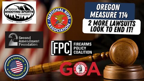 2 More Lawsuits Look To End Oregon Tyranny!!