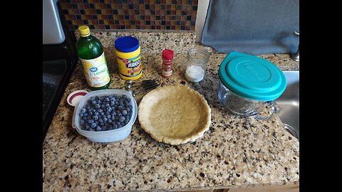 Homemade Blueberry Pie