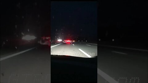 Koenigsegg Agera R pushing it on nighttime Autobahndrivibg 280 km/h 170 mph brutal Swedish power