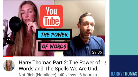 Harry Thomas Part 2: The Power of Words