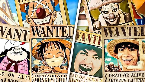 One Piece Live Action Bounties! ALL Most wanted Posters.