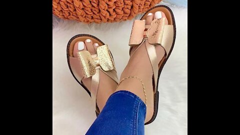 Women Cute Butterfly-Knot Casual Sandals