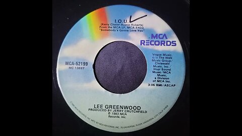 Lee Greenwood - I.O.U.