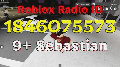 Sebastian Roblox Radio Codes/IDs