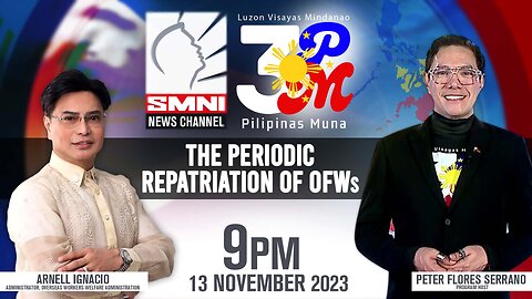 LIVE: 3PM Luzon Visayas Mindanao – Pilipinas Muna with Peter Flores Serrano | November 13, 2023