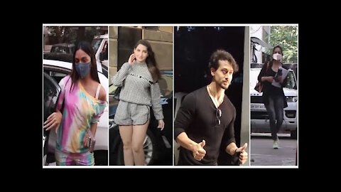 Tiger Shroff, kiara Advani, Yami Gautam & Nora fatehi snapped across in the town | SpotboyE