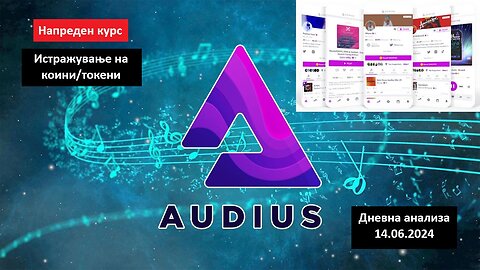 Истражување на Коини/Токени - Audius AUDIO 15.06.2024