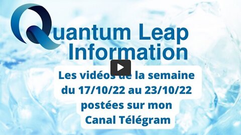 COMPIL DES VIDÉOS SEMAINE DU 171022 AU 231022