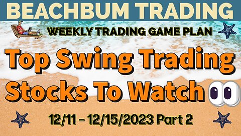 Top Swing Trading Stocks to Watch 👀 | 12/11 – 12/15/23 | GLDI USOI WEAT LAND O TECS GDXD MP & More