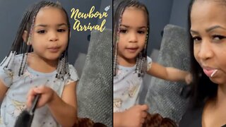 Yung Miami's Daughter Summer Talks Like A Hairdresser With Granny! 💇🏽‍♀️