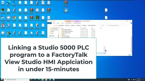 How a PLC Communicates with an HMI using FactoryTalk View SE with Studio 5000