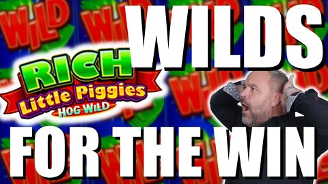 FULL SCREEN OF WILDS ON Rich Little Piggies!